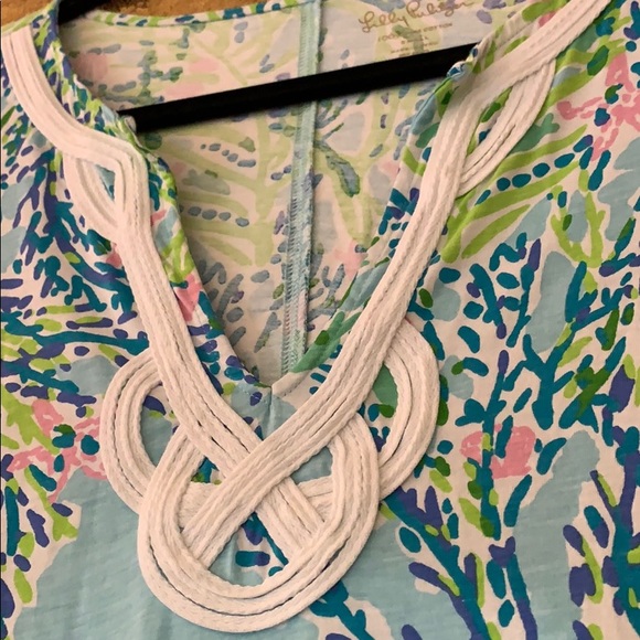 Lilly Pulitzer Brewster Dress in Sky Blue Heaven - Picture 4 of 6